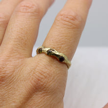 Load image into Gallery viewer, CZ &amp; Brass Ring