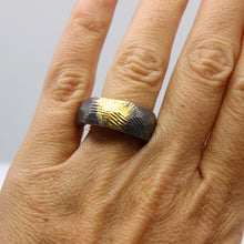 Load image into Gallery viewer, Silver &amp; Gold Ring