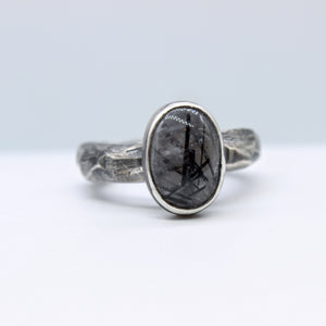 Tourmalated Quartz Ring