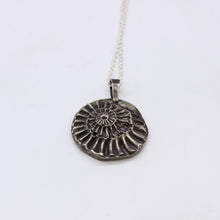 Load image into Gallery viewer, Silver Ammonite Necklace