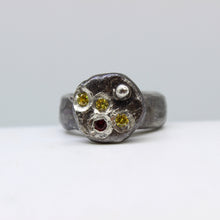 Load image into Gallery viewer, Citrine &amp; Garnet Ring