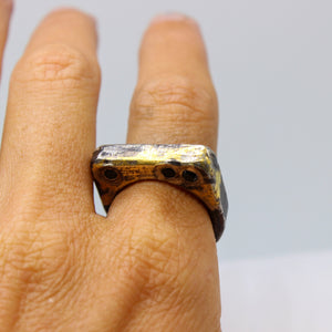 Black Spinel Ring