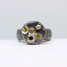 Load image into Gallery viewer, Citrine &amp; Garnet Ring