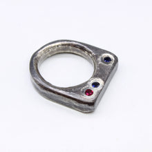 Load image into Gallery viewer, Amethyst &amp; Garnet Ring