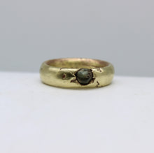 Load image into Gallery viewer, Sapphire &amp; Brass Ring