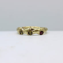 Load image into Gallery viewer, CZ &amp; Brass Ring