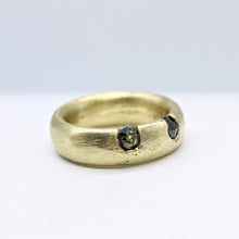 Load image into Gallery viewer, Brass &amp; CZ Ring