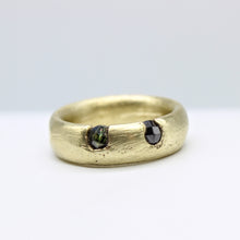 Load image into Gallery viewer, Brass &amp; CZ Ring