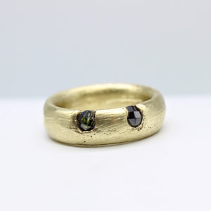 Brass & CZ Ring