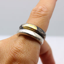 Load image into Gallery viewer, Silver &amp; Gold Stacker Set