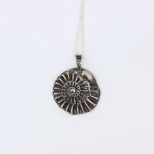 Load image into Gallery viewer, Silver Ammonite Necklace