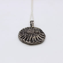 Load image into Gallery viewer, Silver Ammonite Necklace