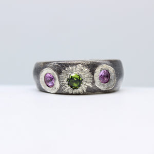 Peridot & Tourmaline Ring