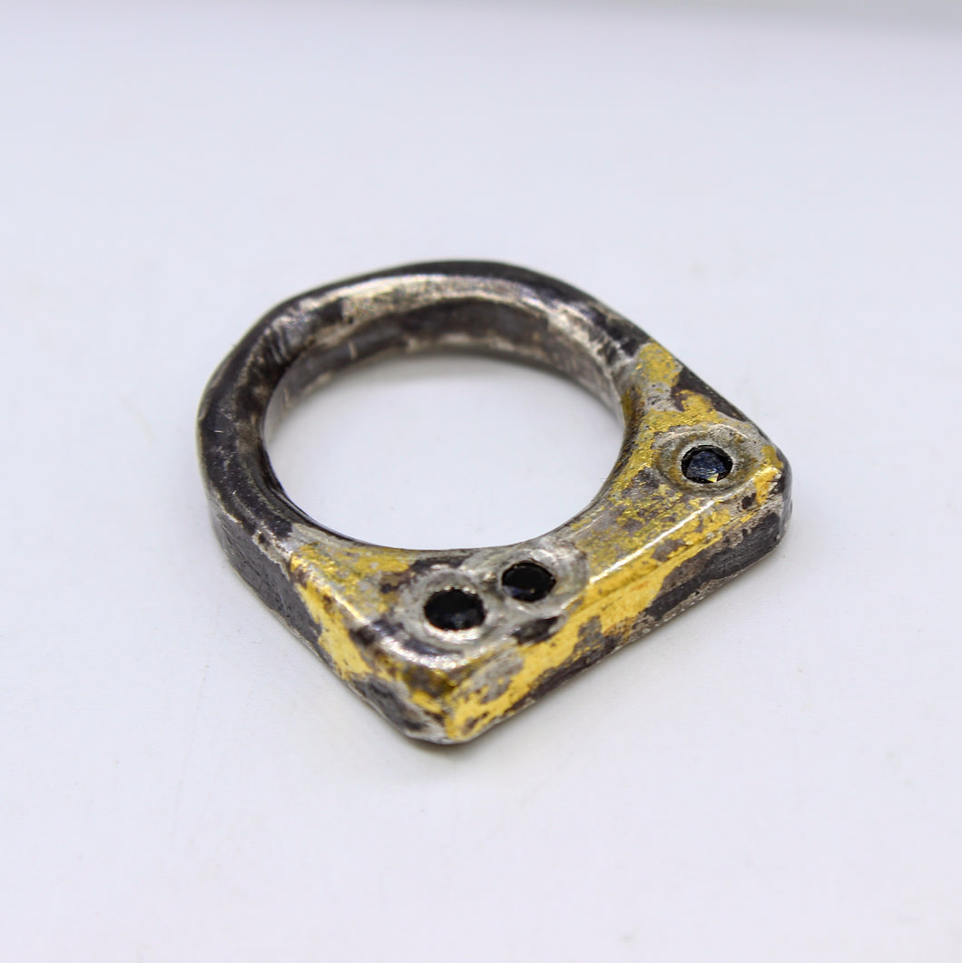 Black Spinel Ring