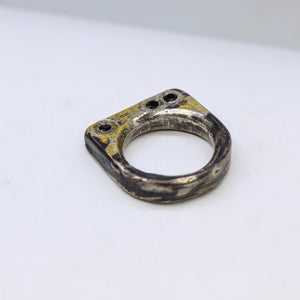 Black Spinel Ring