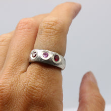 Load image into Gallery viewer, Garnet &amp; Tourmaline Ring