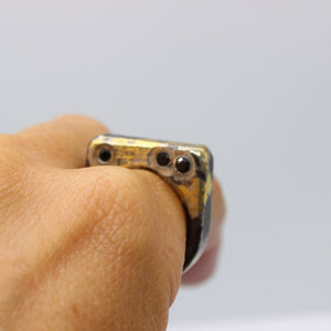 Black Spinel Ring