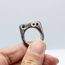 Load image into Gallery viewer, Amethyst &amp; Garnet Ring