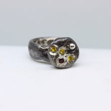 Load image into Gallery viewer, Citrine &amp; Garnet Ring