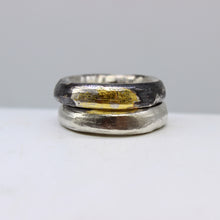 Load image into Gallery viewer, Silver &amp; Gold Stacker Set