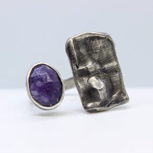 Lepidolite “Reunion” Ring