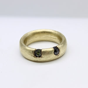 Brass & CZ Ring