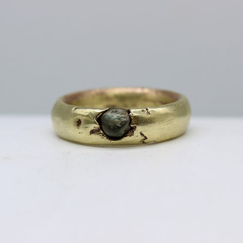 Sapphire & Brass Ring