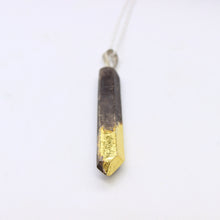 Load image into Gallery viewer, Silver &amp; Gold “Crystal” Pendant